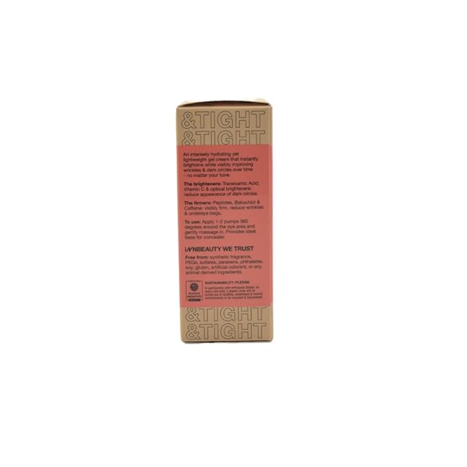 iNNBEAUTY PROJECT Bright & Tight Dark Circle Firming Eye Cream with Vitamin C & Peptides 0.5 oz / 15 mL-Velvo Beauty