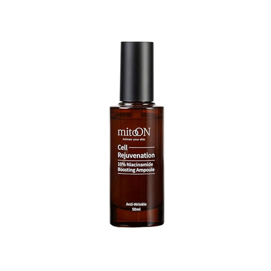 Mito-on Cell Rejuvenation Anti-Aging Serum, 50ml / 1.69 fl.oz –10% Niacinamide, Vitamin B3 and Antioxidants, Centella + EGF for Anti-Aging, Wrinkle Reduction, Pore minimization, Korean Skin Care-Velvo Beauty
