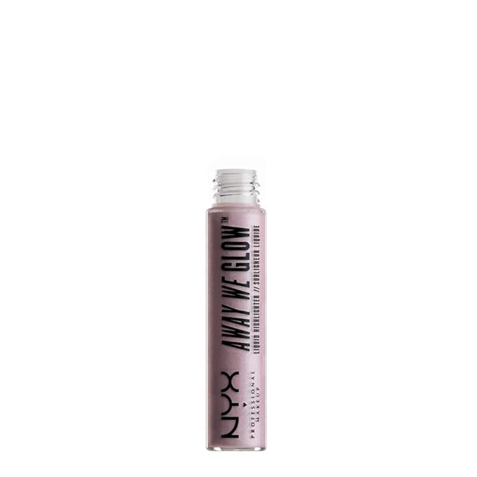 NYX Professional Makeup Away We Glow Liquid Highlighter, State of Flux, 0.22 Fluid Ounce-Velvo Beauty