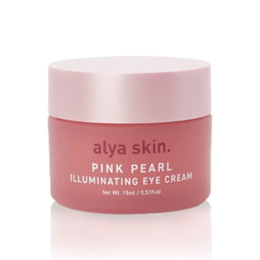 Pink Pearl Illuminating Eye Cream | Minimizes Dark Circles | With Tasmanian Sea Kelp, Aloe Vera, Strawberry Gum, Native Snowflower, and Caffeine | 0.53 Oz (15g)-Velvo Beauty
