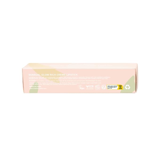 Oulac Color Rich Satin Lipstick - Nude Beige Full Coverage Lip Color, Creamy Silky-Smooth, Moisturizing, Satin Matte Finish, Infused With Shea Butter, Vegan & Clean Beauty, 4g, SG09 Buttercream-Velvo Beauty