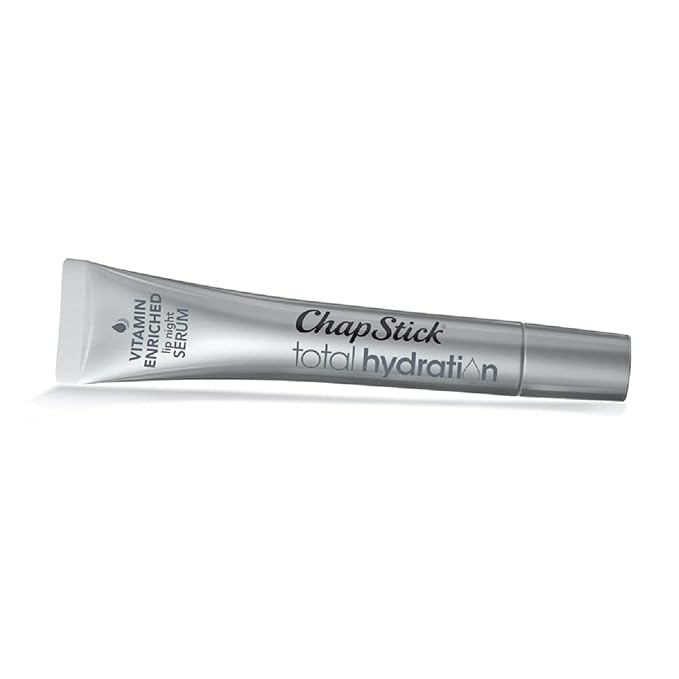 ChapStick Total Hydration Vitamin Enriched Lip Night Serum, Night Lip Serum for Overnight Lip Care - 0.21 Oz-Velvo Beauty