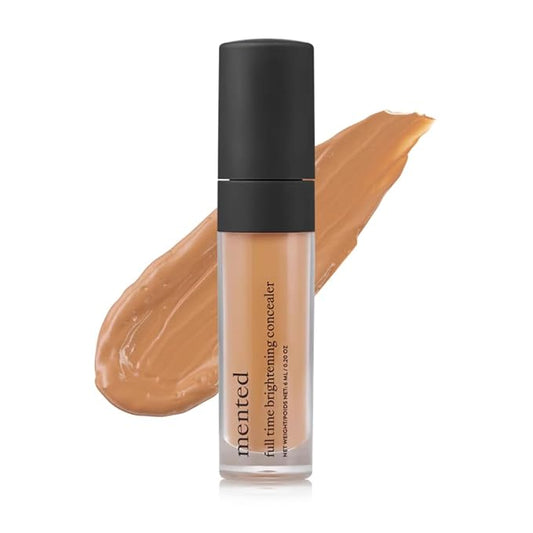 Mented Cosmetics Full-Time Eye Brightening Concealer for Women, Lightweight Full-Coverage Eye Makeup Concealer, Under Eyes Make Up Corrector, Blemishes & Contour, Peak Performance-Velvo Beauty
