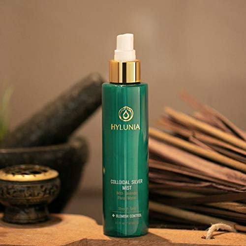 Hylunia Colloidal Silver Mist Toner 5.1 fl. oz. – Hydrating Versatile Toner for Acne-Prone Inflamed Skin | Infused with Colloidal Silver & Lavender for Glowing Skin Cuts & Burns, Body-Refresher-Velvo Beauty