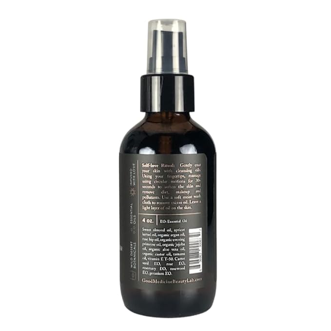 Rain Replenishing Oil Cleanser - Deeply Hydrating Oils - Wash, Clear, & Nourish your Face - Skincare for Women and Men (4 oz)-Velvo Beauty