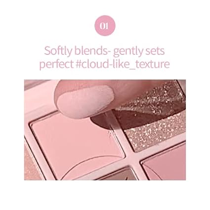 HOLIKA HOLIKA My Fave Mood Eye Palette 03 Pinkology | 9 Shade, Cool tones, Soft Eye Shadow, KBeauty Pink Eye Makeup, Daily, High Pigment, Smooth, Matte, Shimmer finishes-Velvo Beauty