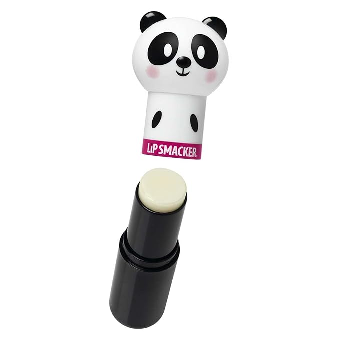 Lip Smacker Lippy Pals, Flavored Moisturizing & Smoothing Soft Shine Lip Balm, Hydrating & Protecting Fun Tasty Flavors ,Cruelty-Free & Vegan - Cuddly Cream Puff-Velvo Beauty