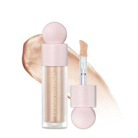 Liquid Highlighter - Luminous Finish Light Liquid Luminizer Makeup Enhanced with Pearl Particles & Botanical Blend, Weightless Dewy Glow for Radiant Skin, Vegan, Cruelty-Free (#02 Starlight)-Velvo Beauty