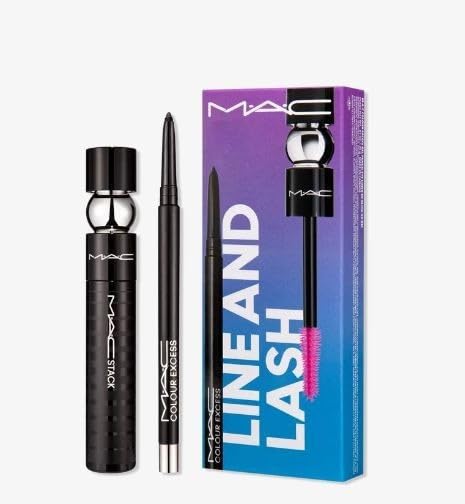 MAC M.A.C Line And Lash Kit - M·A·CStack Mascara & M·A·C Colour Excess Gel Pencil Eye Liner, black-Velvo Beauty