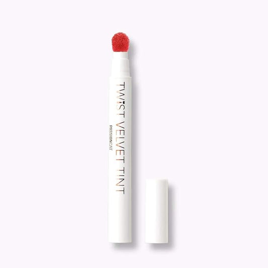 PASSIONCAT Long Lasting Lip Stain for Lips and Cheek Tint | High Pigment Color | lightweight Matte Finish | Weightless | Full Coverage | Twist Velvet Tint #10 (No.10)-Velvo Beauty