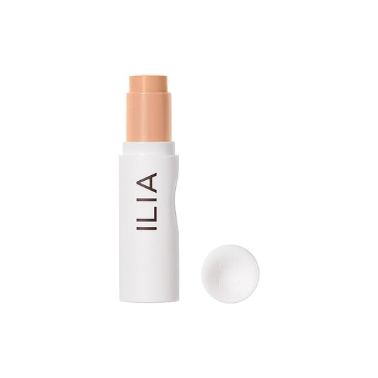 ILIA - Skin Rewind Complexion Stick - Foundation + Concealer + Skincare | Non-Toxic, Vegan, Cruelty-Free, Clean Makeup (15C - Larch, 0.35 oz | 10 g)-Velvo Beauty