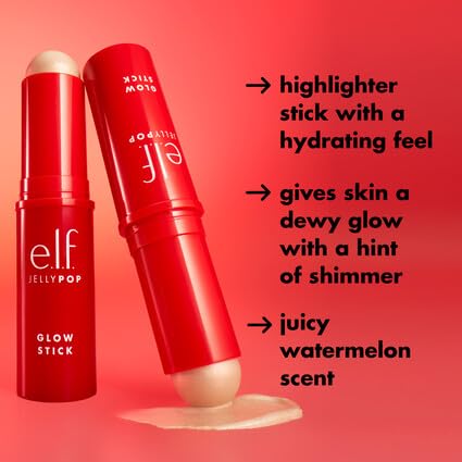 e.l.f. Jelly Pop Glow Stick, 0.28 Fl Oz (Pack of 1), Golden Shimmer-Velvo Beauty