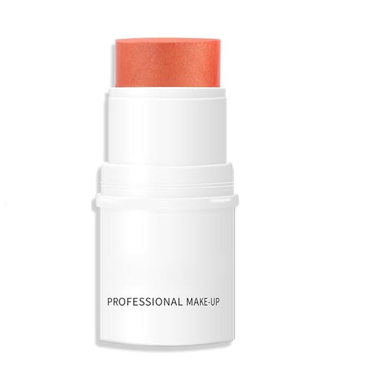 Orange Cream Blush Stick for Cheeks, Waterproof Face Cream Makeup Blush Stick, Long-Lasting Multi-use Blush Makeup Stick, Natural-Looking, Lightweight Skin Tint Blush Makeup for All Skin-Velvo Beauty