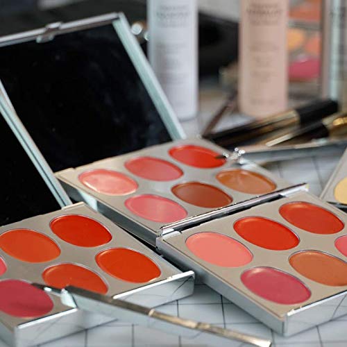 Jerome Alexander New Again Lipstick Palette & Retractable Brush, 6 Hot-Poured, Buildable & Blendable Smooth Matte Shades (Sumptuous Shades)-Velvo Beauty