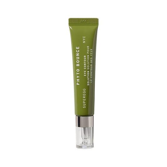 SUPEREGG Phyto Bounce Eye Contour Solution: For vibrancy and restoration. Concentrated solution cream with Tremella Mushroom and Peptides. 15ML / 0.5 FL OZ-Velvo Beauty
