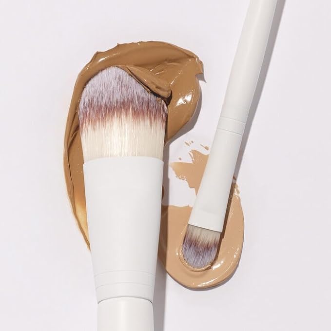 Well People Bio Complexion Brush Set, 4-Piece Face Brush Set For All Complexion Products, For Liquids, Powders & Creams, Cruelty-free Bristles-Velvo Beauty