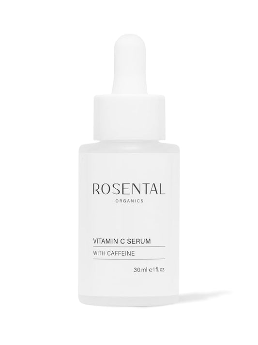 Organics Vitamin C Serum with Caffeine (30ml) – Hydrating Face Serum for Dark Spots, Acne Scars, Wrinkles – Brightening & Anti-Aging Facial Care – Natural Cosmetics – Made in Germany-Velvo Beauty