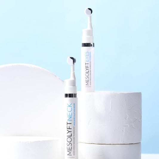 Neck & Eyes Combo Skincare Tool under Eye Serum With Neck Line Remover Neck and Décolletage Beuty Tool & Under Eye Wrinkle Filler Exfoliates the Skin, Visibly Firm & Smooth Necklines-Velvo Beauty
