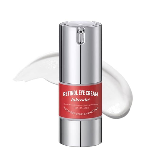 Retinol Eye Cream For Dark Circles And Puffiness, Repair Under Eye Retinol Cream with Hyaluronic Acid and Collagen, Smooth Fine Lines, Wrinkles, Bags & Dark Spots, Tightens Eye Skin Care(Retinol)-Velvo Beauty