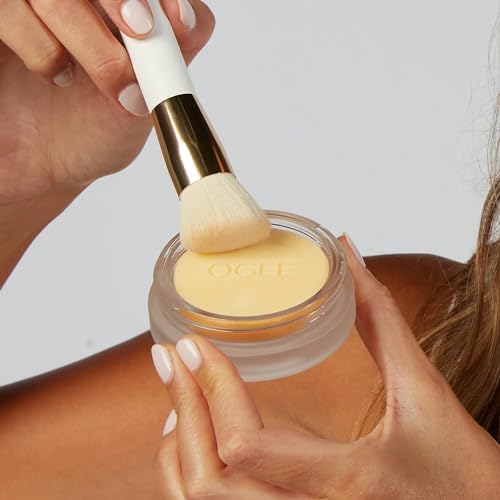 Ogee Makeup Brush Set - Includes Professional Quality Foundation Blender Brush, Ultra-Soft, Precision Brush & Makeup Brush Cleaner-Velvo Beauty