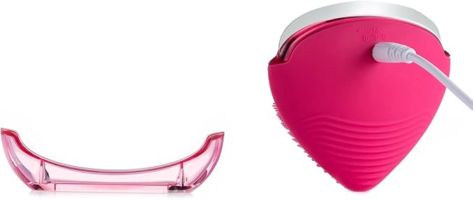 Pop Sonic Strawberry 3 in 1 Skin Exfoliating Cleanser Clean Massage Exfoliate - Pink-Velvo Beauty