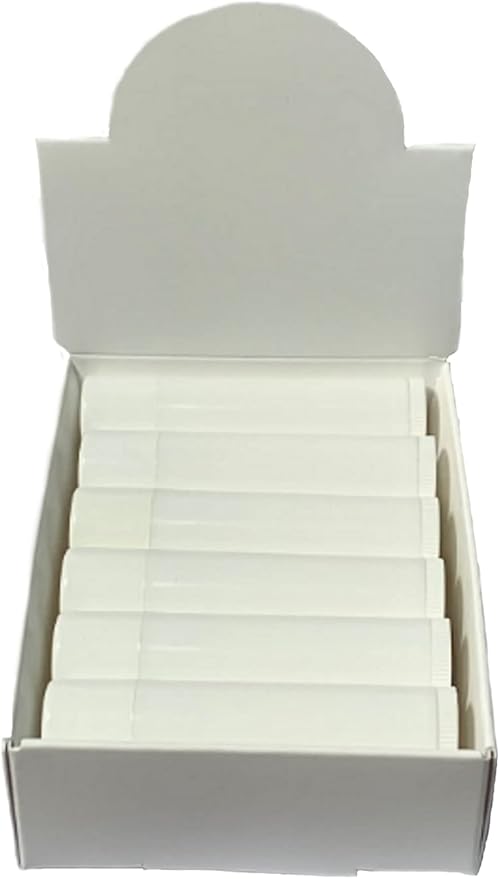 White Arched Lip Balm Tube Display Boxes (10)-Velvo Beauty
