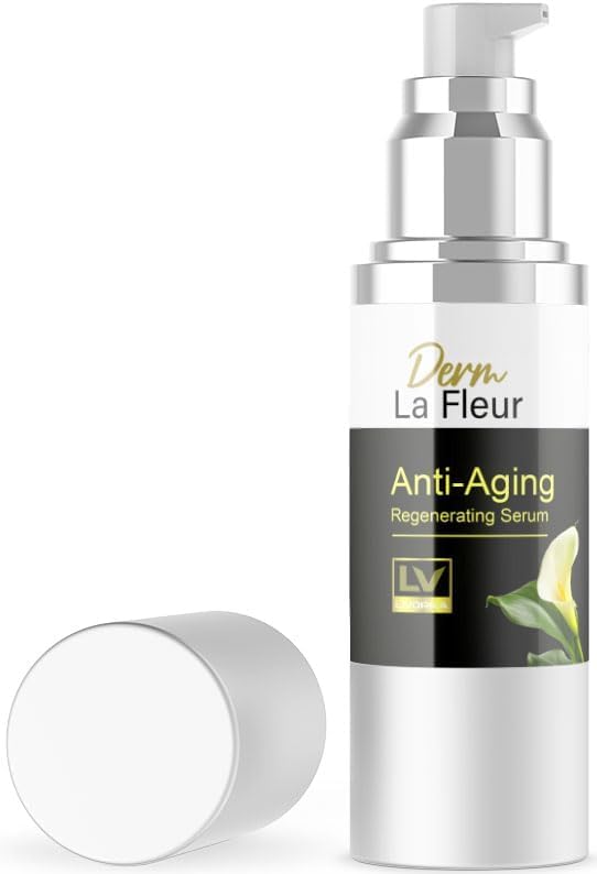 1 Pack - Derm La Fleur Anti- Aging Serum - Derm La Fleur Plus, Derm La Fleur Luxe 1 Bottle Serum For 1 Month, Derma Fleur Moisturizing Skin Conditioner.-Velvo Beauty