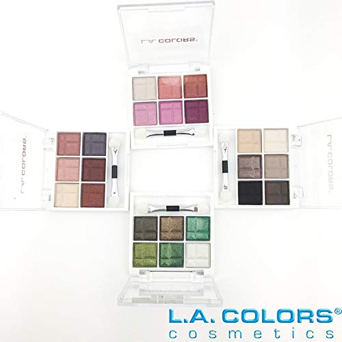 L.A. COLORS 6 Color Eyeshadow, Charming CES462-Velvo Beauty