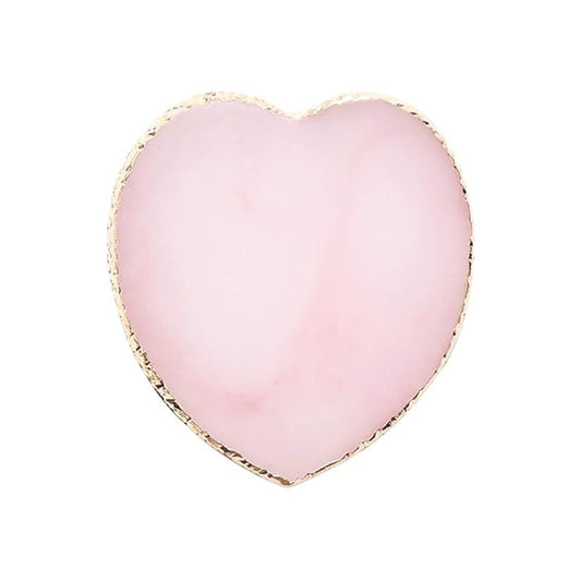 Resin Nail Art Plate Palette,Makeup Palettes,Gel Polish Color Mixing Plate Drawing Painting Color Palette,Golden Edge Heart Shaped Nail Art Display Holder-Velvo Beauty