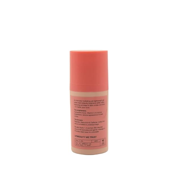iNNBEAUTY PROJECT Bright & Tight Dark Circle Firming Eye Cream with Vitamin C & Peptides 0.5 oz / 15 mL-Velvo Beauty