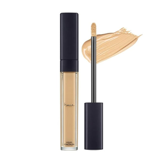 heme Full coverage liquid concealer 6ml (01 Ivory)-Velvo Beauty