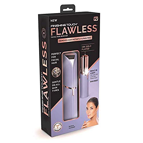 Finishing Touch Flawless Women's Painless Hair Remover, Lavender/Rose Gold-Velvo Beauty
