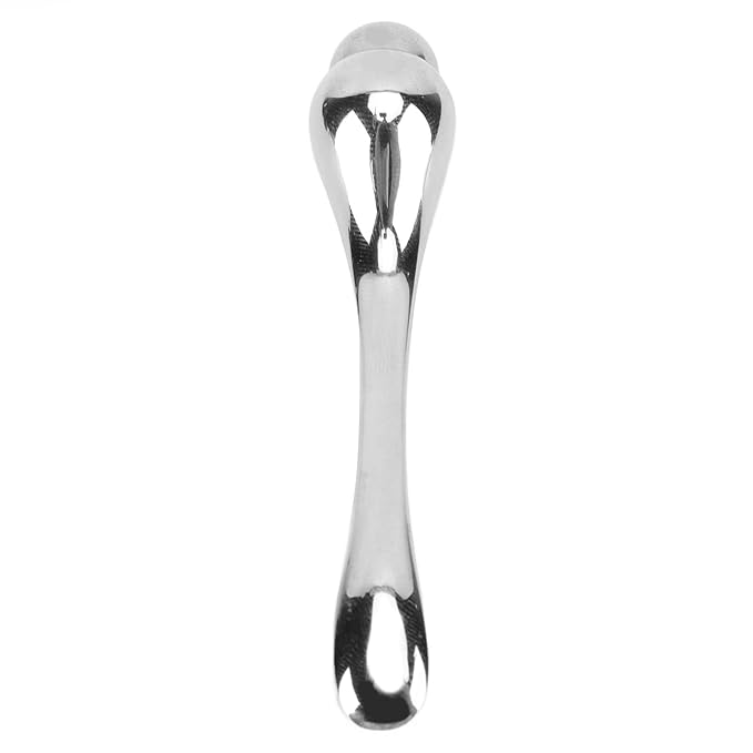 Eye Cream Massage Stick Magnetic Double Head Eye Cream Applicator for Facial Skin Care Silver-Velvo Beauty