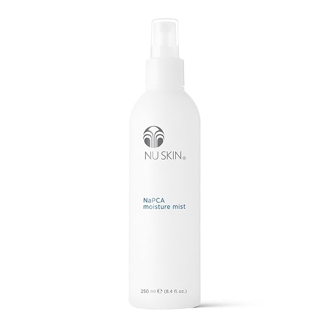 Nu Skin NaPCA Moisture Mist | Revitalizing Moisturizer & Cooling Mist with Hyaluronic Acid | Hydrating Spray for Face, Body & Hair | Sodium PCA for All Skin Types | 8 oz | 1 Pack-Velvo Beauty