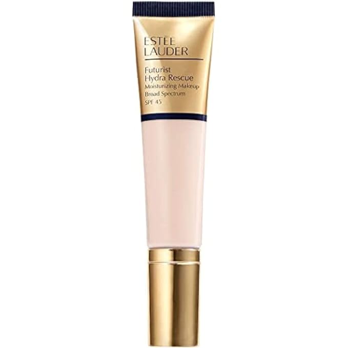 Estée Lauder Futurist Hydra Rescue Moisturizing Foundation SPF 45, 12 Hour Glow, 1.2 oz., 1N0 Porcelain-Velvo Beauty