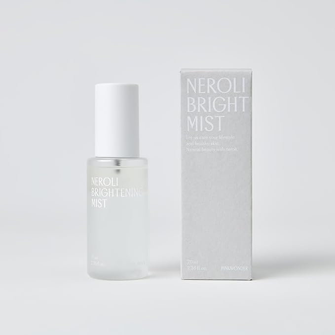 PINKWONDER Neroli Mist 2.36oz (70ml), Hydrating Facial Spray with Neroli & Jojoba Oil, Glowing and Radiant Skin, Antioxidant, Korean Skincare-Velvo Beauty