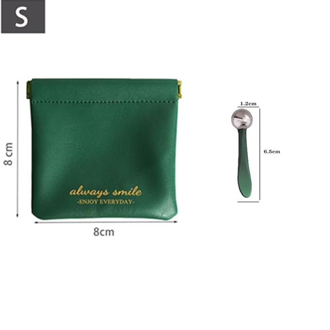 2 in 1 Roller Eyes Cream Applicator Wand and T-Shape Massager Tool for Facial Massage, Reduce Puffiness (Green-1)-Velvo Beauty