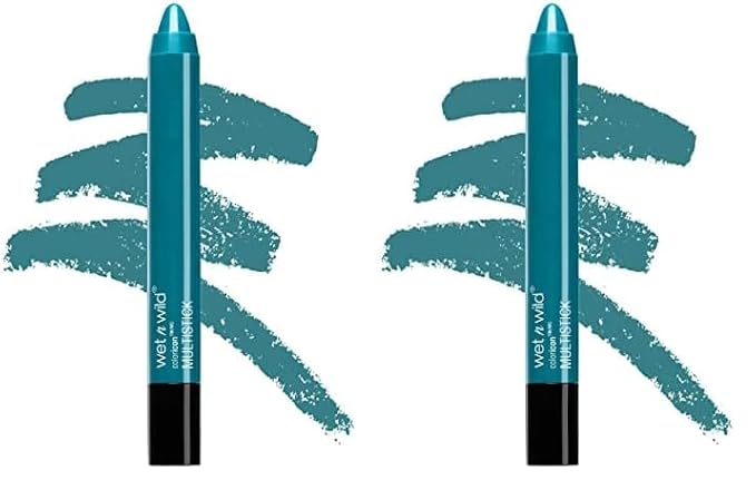 wet n wild Color Icon Cream Eyeshadow Makeup Multi-Stick Teal Not So Calm Waters (Pack of 2)-Velvo Beauty