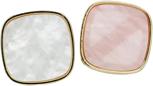 2 Pcs Nail Art Palette Ring Nail Color Mixing Tray Nail Polishing Palette Makeup Foundation Mixing Plate with Finger Ring for Nail Salon Shop Square-Velvo Beauty