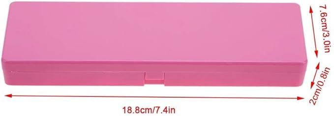 Nail Art Palette, 24 Grid Plastic Nail Art Paint Color Mixing Palette Plate Watercolor Pigment Color Mixing Case Manicure Drawing Tray(Rose Red)-Velvo Beauty