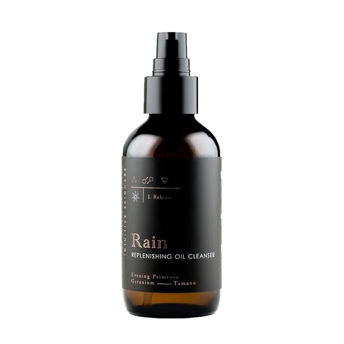 Rain Replenishing Oil Cleanser - Deeply Hydrating Oils - Wash, Clear, & Nourish your Face - Skincare for Women and Men (4 oz)-Velvo Beauty