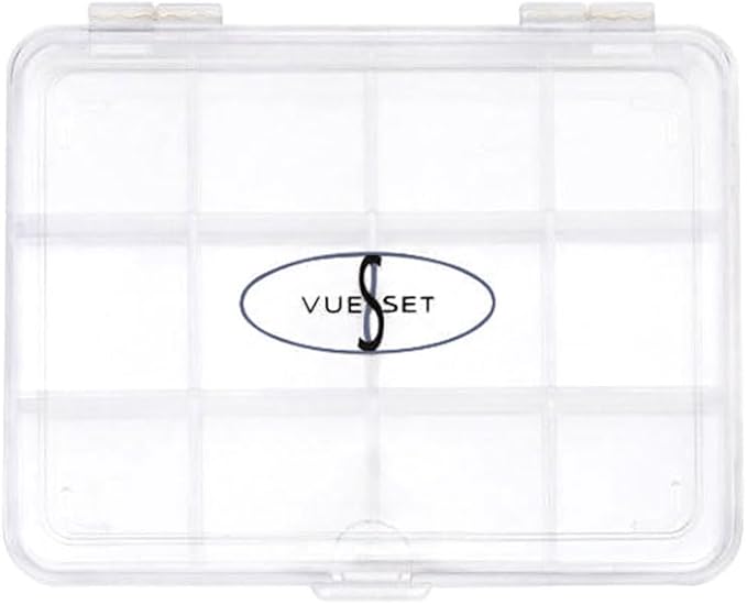 Viking Jack, Empty Makeup Palette Case made for Depotting Makeup/Creams into a Transparent Container, 12 Sections-Velvo Beauty