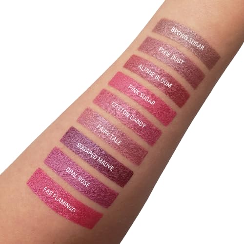 Aromi Berry Fuchsia Metallic Liquid Lipstick | Magenta Pink Lip Color with Shimmery Finish, Vegan, Cruelty-free, Long-Lasting, Smudge Proof (Opal Rose)-Velvo Beauty