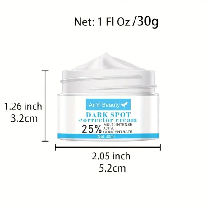 Cream for Correcting Dark Spots: Face, Body, and Sensitive Areas, Promoting Youthful Skin for Both Women and Men (1oz)-Velvo Beauty