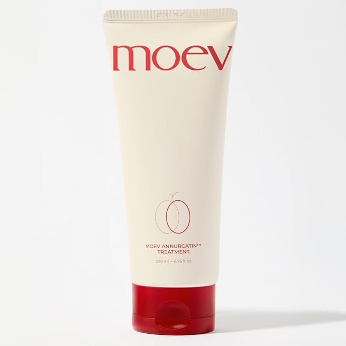 MOEV ANNURCATIN Hair Treatment Mask, Korean Wash-Off Hair Care Mask Apple Deep Damage Conditioner Sulfate-Free with Thickening Moisturizing for Damaged Thin Dry Hair, 6.76 fl.oz. (Apple & Vanilla)-Velvo Beauty