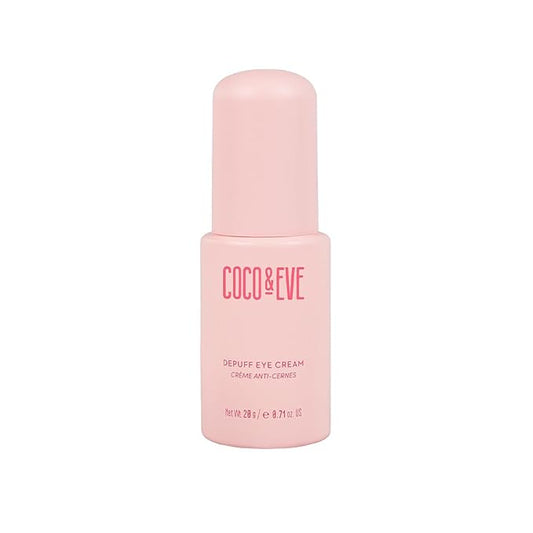 Coco & Eve Depuff Eye Cream. Under Eye Cream for Puffiness, Dark Circles & Wrinkles. Firms, brighten, revitalize, and smooth out fine lines. (0.71 fl oz)-Velvo Beauty