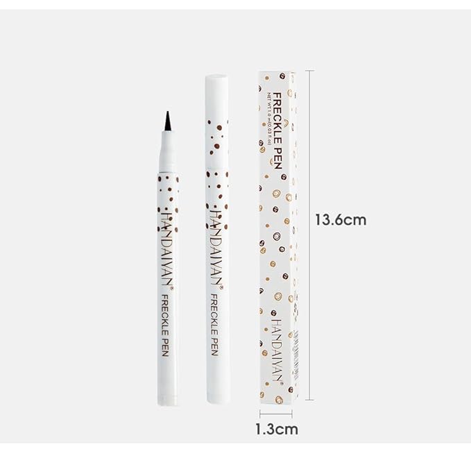 Freckle Pen Face Concealer Point Out Natural Waterproof Longlasting Fake Freckles 2 Pcs Light Brown & Natural Coffee-Velvo Beauty