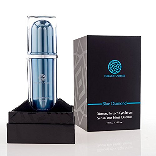 Forever Flawless Diamond Infused Eye Serum. Blue Diamond Eye Serum Formulated to Diminish Puffiness, Bags, Dark Circles, Wrinkles, and Fine-Lines around the Eyes.-Velvo Beauty