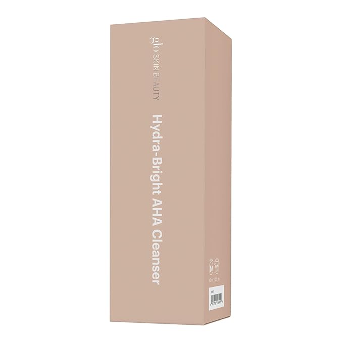 Glo Skin Beauty Hydra-Bright AHA Cleanser, Travel Size - Foaming Gel Cleanser Removes Makeup, Gently Exfoliates, Hydrates and Brightens Skin (2 Fl Oz)-Velvo Beauty