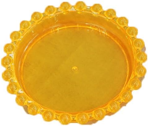 Makeup Mixing Palette Nail Polish Color Mixing Plate, Nail Art Tools Palette, Pigment Transparent Makeup Palette for Lipstick Eyeshadow Color Test Make up Tools Makeup Palettes (Pearl-yellow)-Velvo Beauty